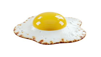Perfectly Fried Egg with Golden Yolk