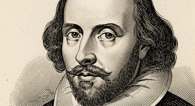 Engraving of William Shakespeare