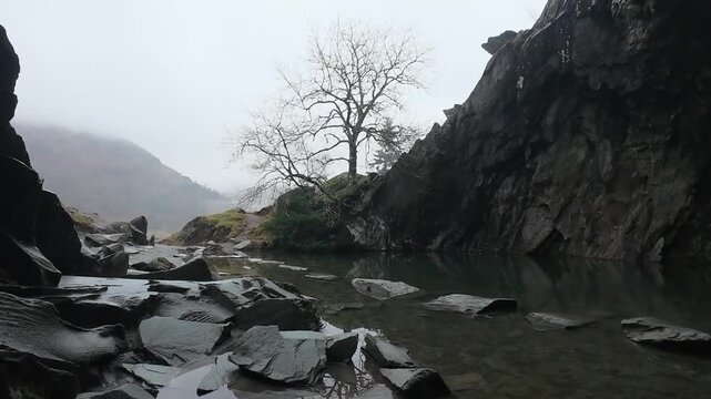 Rydal Cave Underground in Lake District