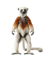 Obraz premium Ring tailed lemur isolated on transparent background