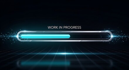 Work in Progress Progress Bar Loading Screen.