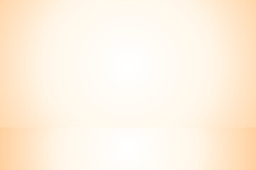 Soft pastel gradient studio background with empty copy space. minimal product display scene. Beige Warm light abstract backdrop for cosmetic, skincare product presentation.3D rendering