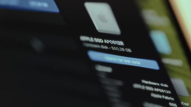 System information for a computer's storage drive
