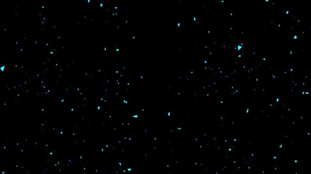 Confetti explosion animation on transparent background. Confetti Burst Logo Reveal,confetti particle animation,Colorful party popper shooting motion graphic with alpha channel prores 4444
