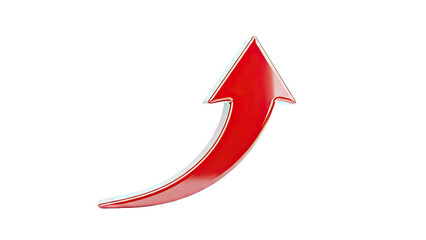 Red Arrow Pointing Upwards