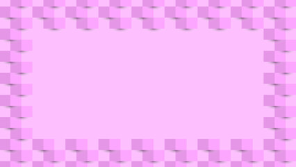 Abstract Magenta Wall Block Pattern with blank for copy space