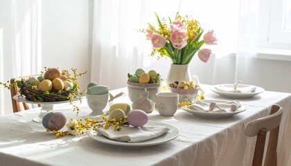 Fr&uuml;hlingshafte Oster-Tischdeko