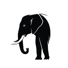 Obraz premium vector illustration of an elephant