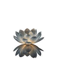 Fototapeta premium Glowing Lotus Flower Light