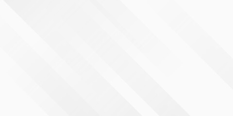 White abstract background with line pattern, banner design. Vector 16:9