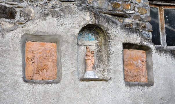 votive shrine in Pentema is a hamlet of the municipality of Torriglia, in the metropolitan city of Genoa
