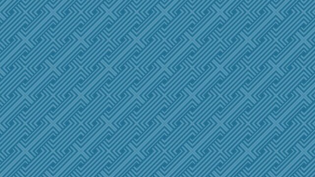 Seamless Blue Geometric Pattern Abstract Background Diagonal Lines Modern Design