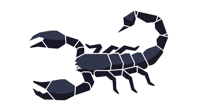 Scorpion Silhouette Icon Vector Graphic