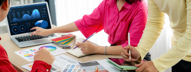 Business data dashboard provide brisk business intelligence analytic for marketing strategy planning