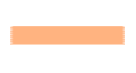 Orange horizontal highlight bar. Soft gradient rectangle strip for text, labels, banners, notes and minimal graphic design