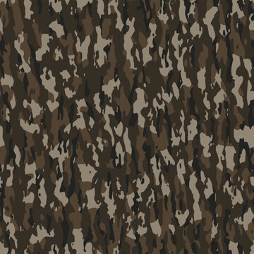 vector mossy oak camouflage pattern, tree bark camo