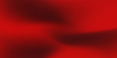 Dark red smooth gradient background with grainy noise. © makbul