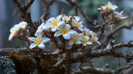 A close up of flowers