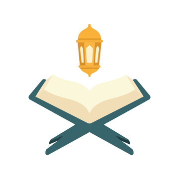 Islamic quran lantern symbol Vector