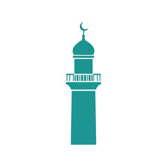 Minaret islamic mosque symbol Vector © Jamila