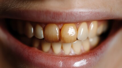 Young woman enjoys a radiant smile after teeth whitening at dental clinic