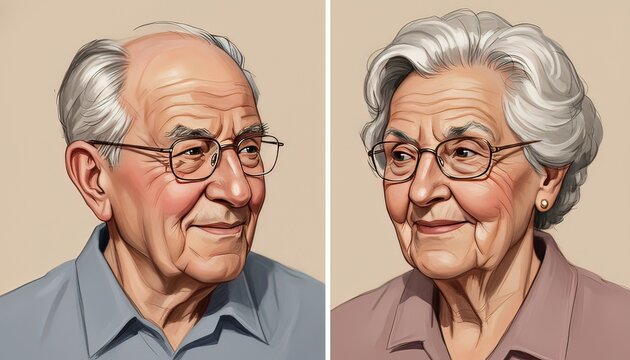 Ai coppia di anziani innamorati 01