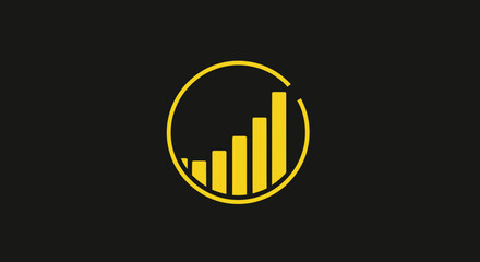 Obraz premium Business Growth Visualization: Data Analytics and Financial Progress Concept Presentation