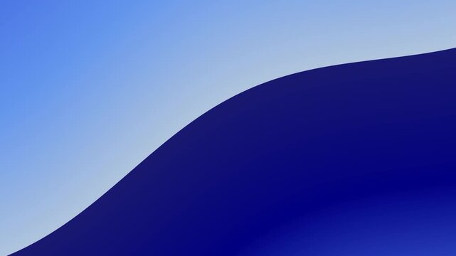 Calm Abstract Landscape Creating Soft Curves and Blue Gradient Scene