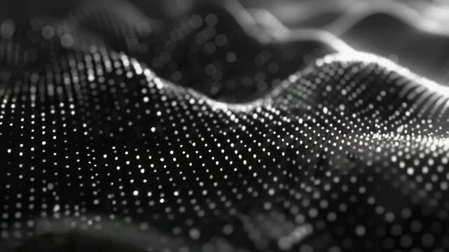 Video A person is lying down in a black and white , providing a minimalist and elegant composition