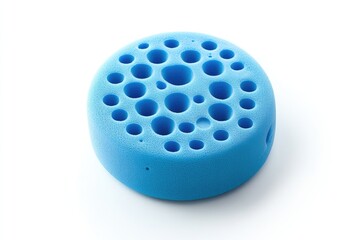  Silicone sponge isolated on white background