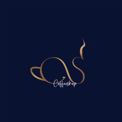 Premium Brew Coffee Logo Icon