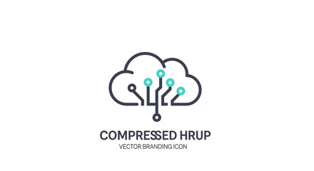 Obraz premium Cloud Computing Design Depicting Digital Connectivity for Data Transfer and Storage