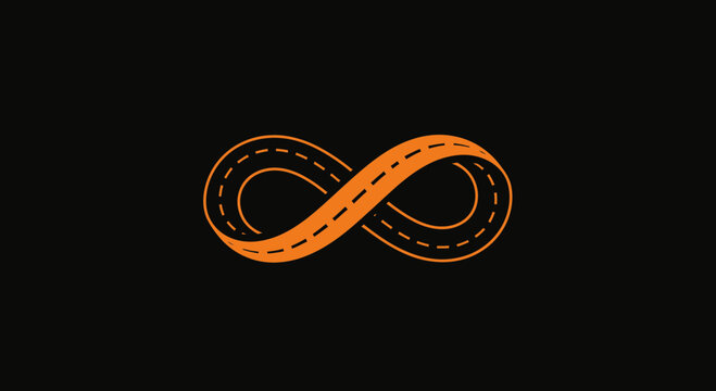 Conceptual Representation Of Endless Journey Infused With Infinite Possibilities and Pathways