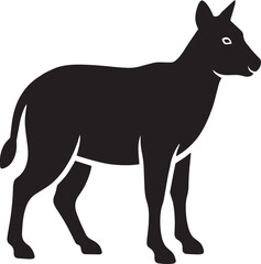 Obraz premium silhouette of a deer