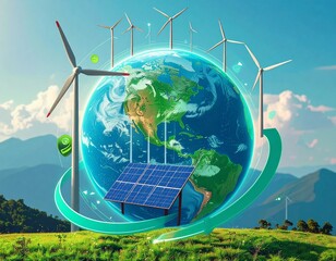 solar energy concept