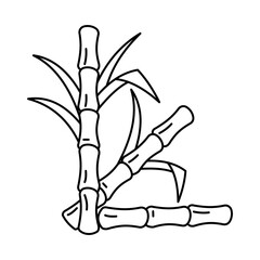 Sugarcane Icon. Vector Design
