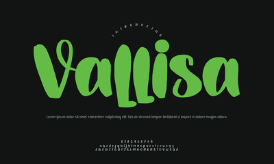 Fototapeta premium Typoggraphy font 