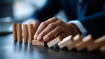 Business crisis management conceptual image corporate emergency response organizational disaster planning strategic recovery professional catastrophe handling executive