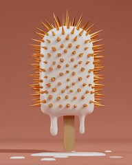 Dangerous Treat: Spiked Ice Cream Popsicle, Sweet Yet Forbidden Delight