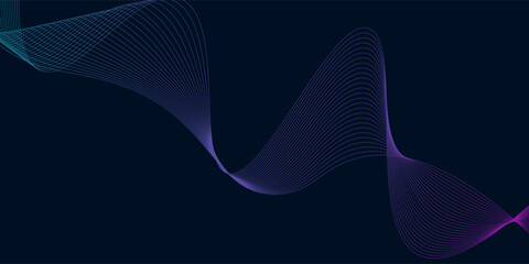 Data visualization dynamic wave pattern vector
