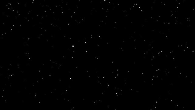 snowfall animation on black background, winter snow falling transition, 4k festive holiday overlay with alpha channel.