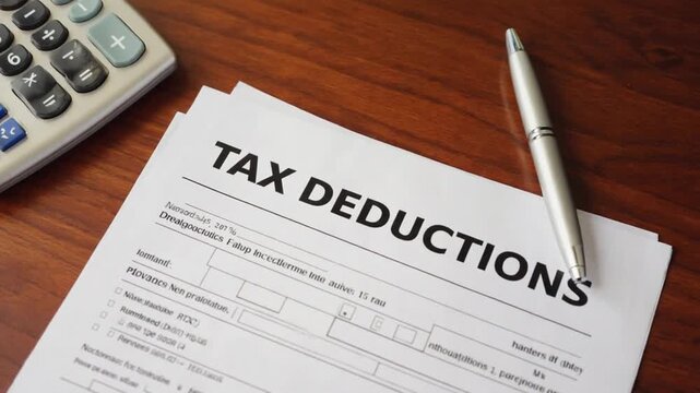 Tax deductions document.