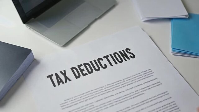 Tax deductions document.