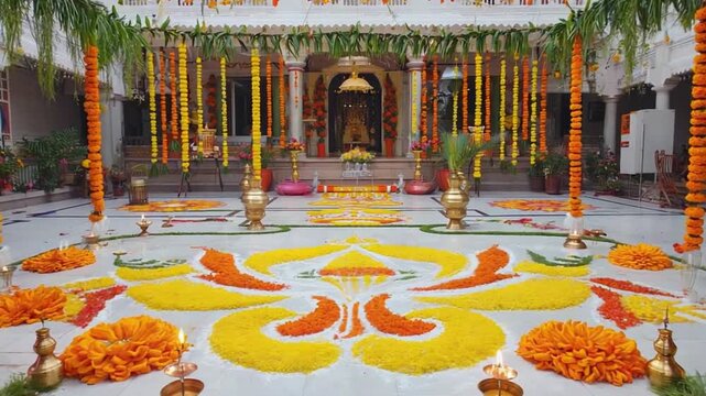 Pookalam Celebration.