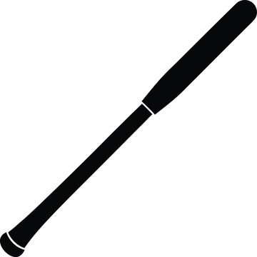 Rainstick silhouette vector art illustration and minimal black and white design