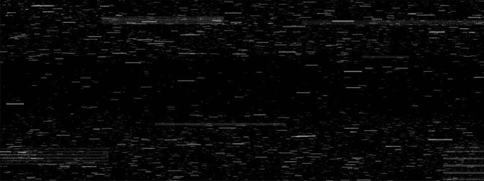 Tv vhs glitch noise texture overlay. Cctv pixel screen effect pattern for background. Y2k vintage static film filter. Vcr grain scratch design for video game. Dither line on monitor broken signal.