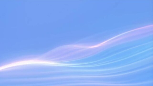 An abstract blue wave design blends soft clouds and bright sunlight into a vector illustration of a summer sky, creating a nature-inspired texture perfect for a serene water or heaven backdrop