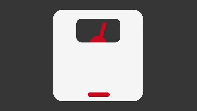 Weighing In: A simple yet effective visual of a bathroom scale, portraying concepts of health, weight management, and fitness.