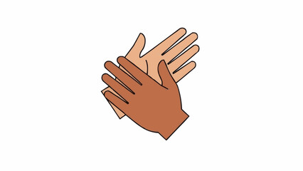 Fototapeta premium Diverse hands touching each other.