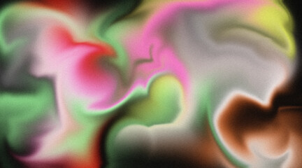 Soft Pastel Abstract Gradient Background with Blurred Organic Shapes and Grain Texture